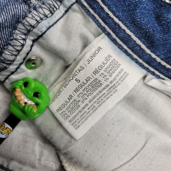 l.e.i. Jeans Bridget Curvy Bootcut Denim Size 5 *Damaged* - Picture 5 of 15